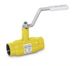 Кран шаровой муфтовый Ду 50 Ру 40 газовый полнопроходной стальной Temper арт. 39020050